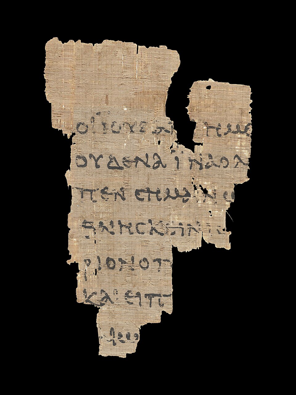 Papyrus 52 (recto), Joh. 18:31-33